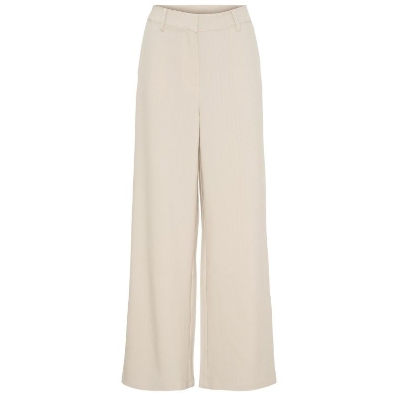 Beige wide leg pantalon Felicia - Capuchon Fashion