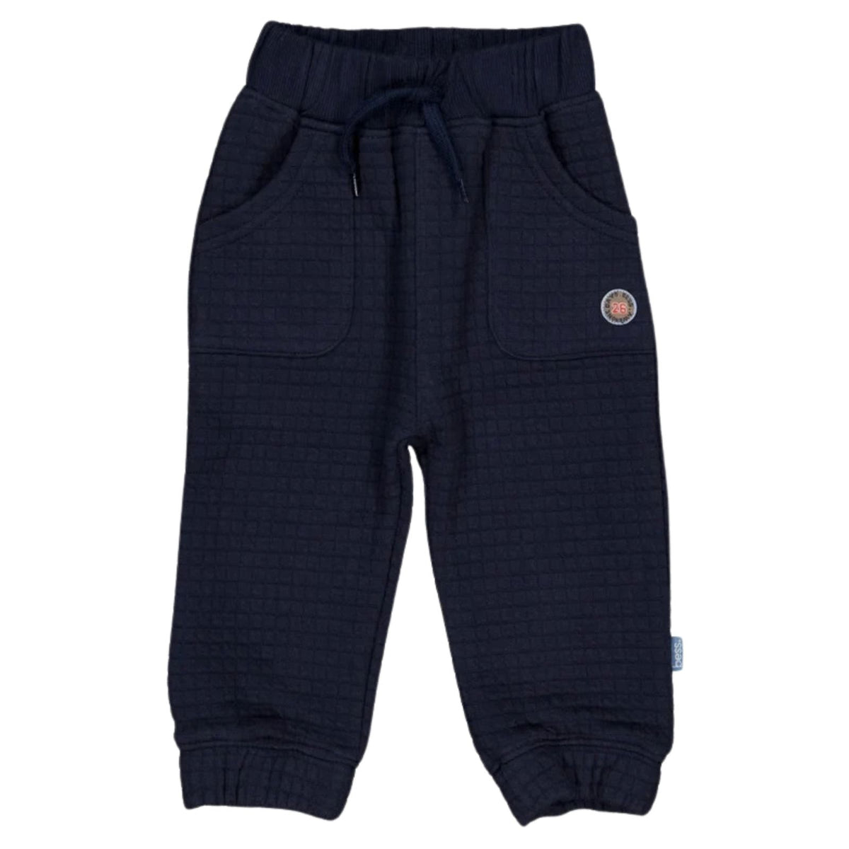 Donkerblauw wafel broekje Arend