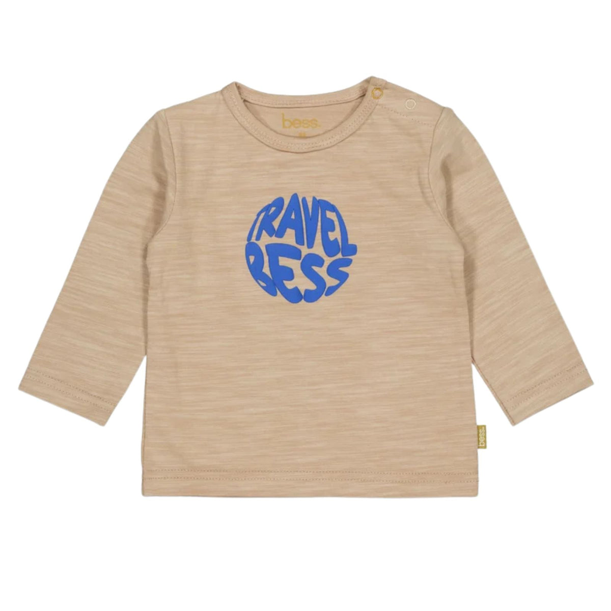 Beige geprinte longsleeve Alain