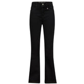 Black Denim flair jeans Mikkie - Capuchon Fashion