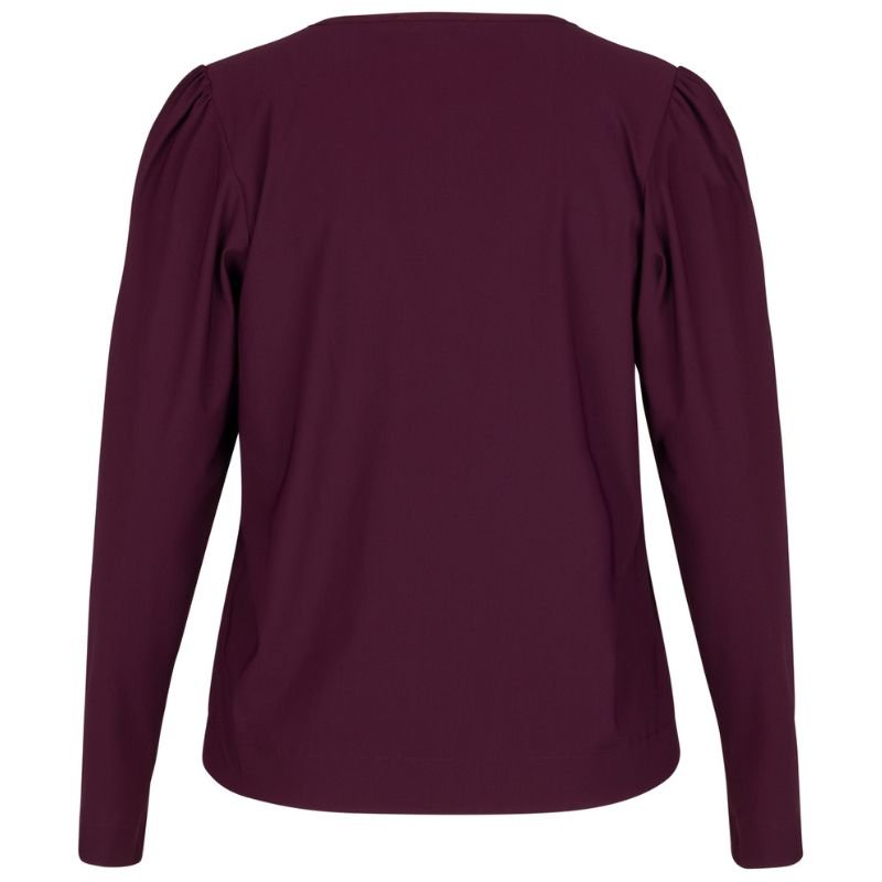 Blackberry travel v-hals top Lola - Capuchon Fashion