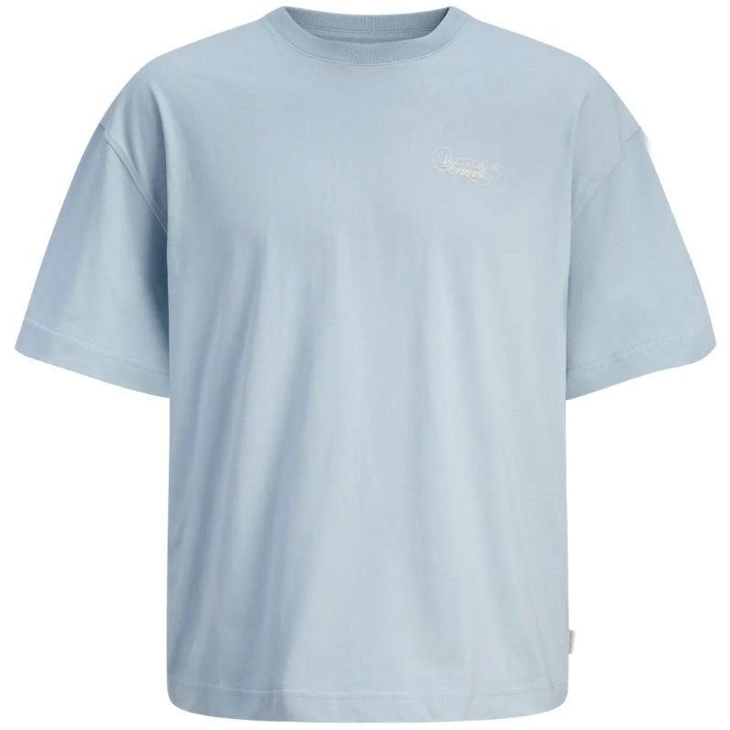 Blauw crew neck t-shirt Niagara Typo - Capuchon Fashion