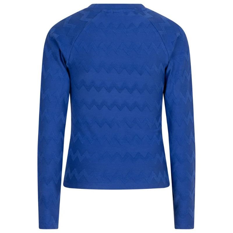 Blauw longsleeve Raglan - Capuchon Fashion