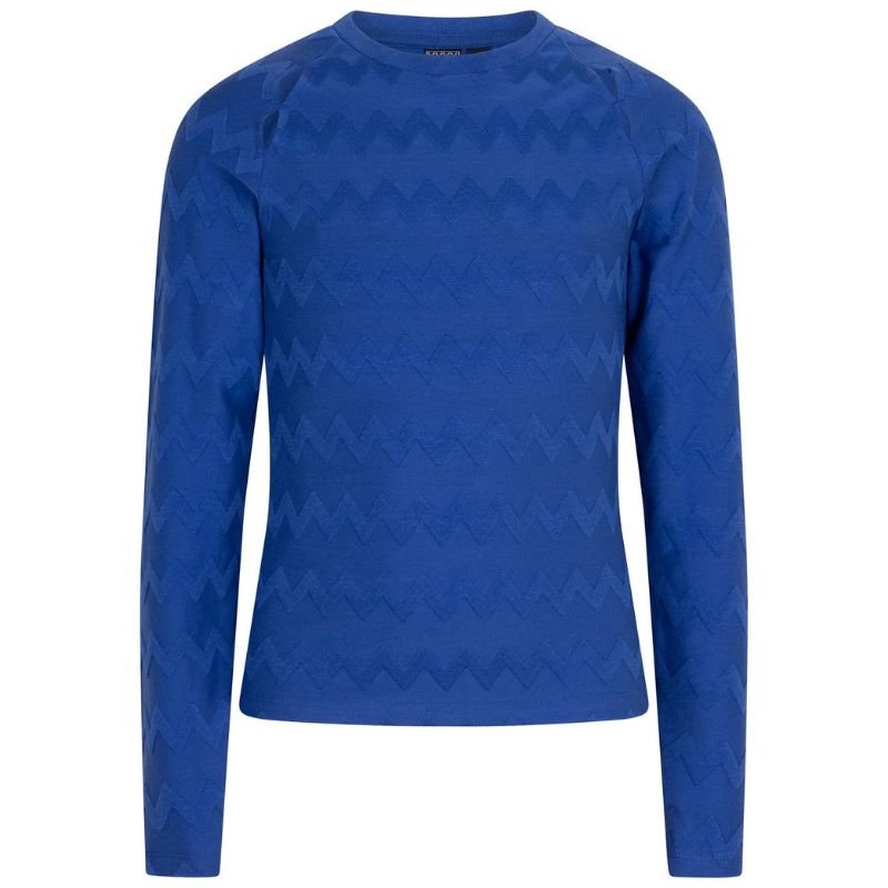 Blauw longsleeve Raglan - Capuchon Fashion