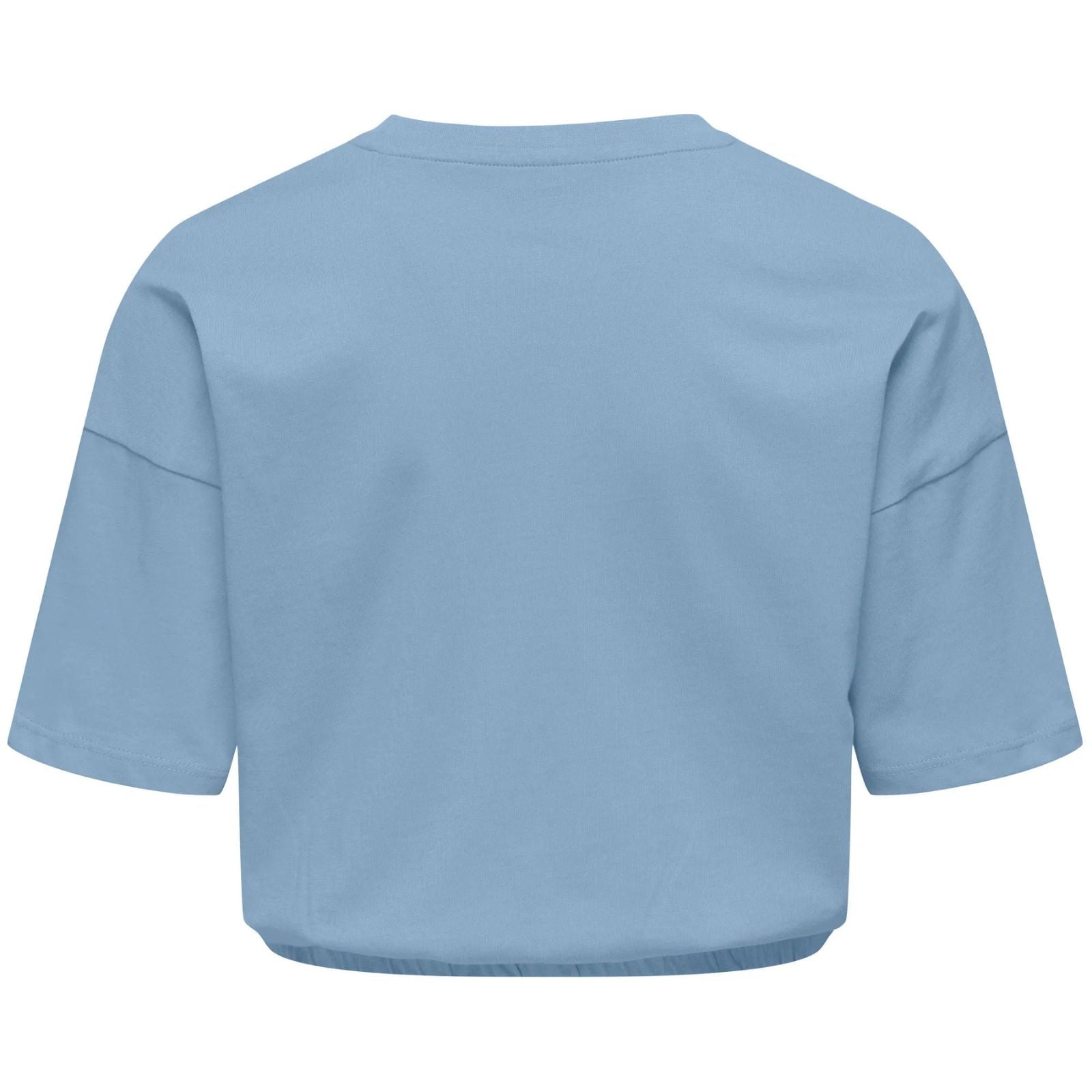 Blauw regular box fit t-shirt Olia - Capuchon Fashion