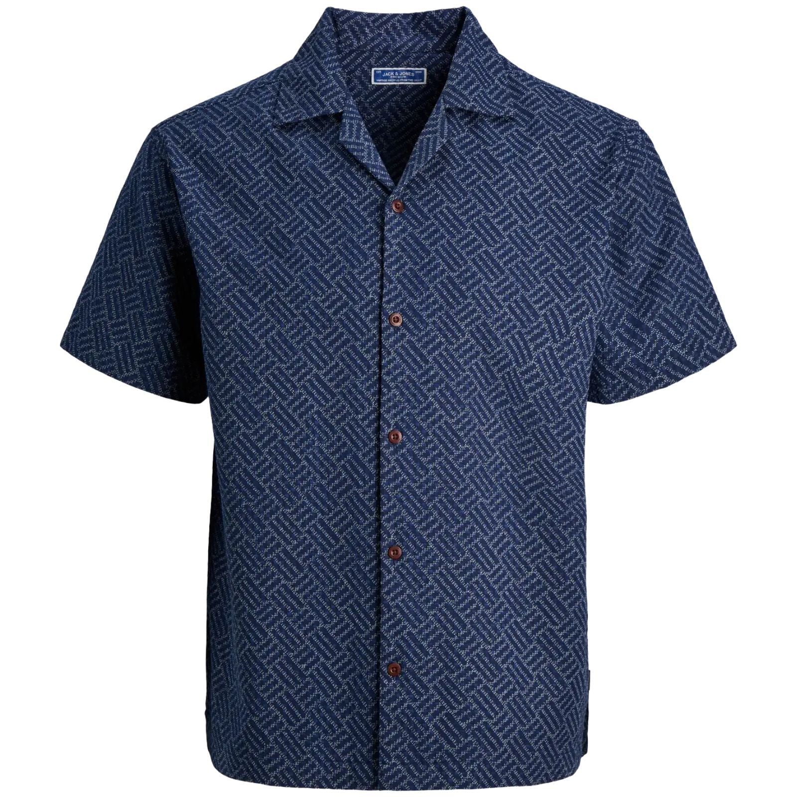 Blauw relaxed fit shirt Bluwinson - Capuchon Fashion