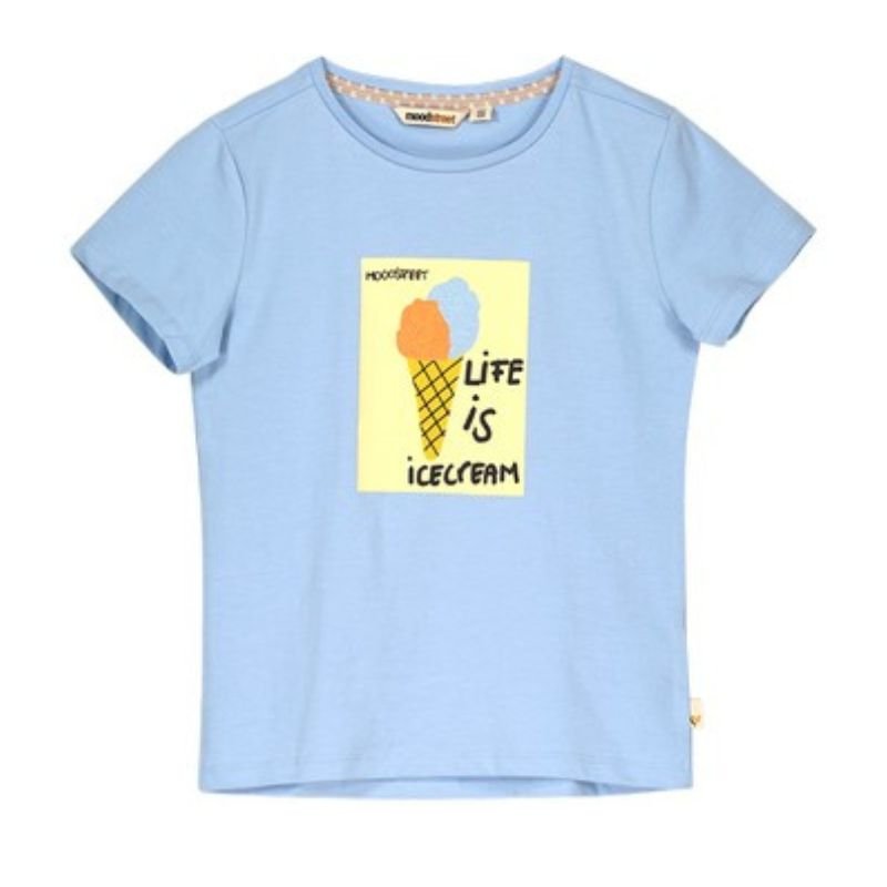Blauw t-shirt 5401 - Capuchon Fashion