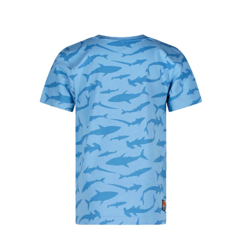 Blauw t-shirt Thijs - Capuchon Fashion
