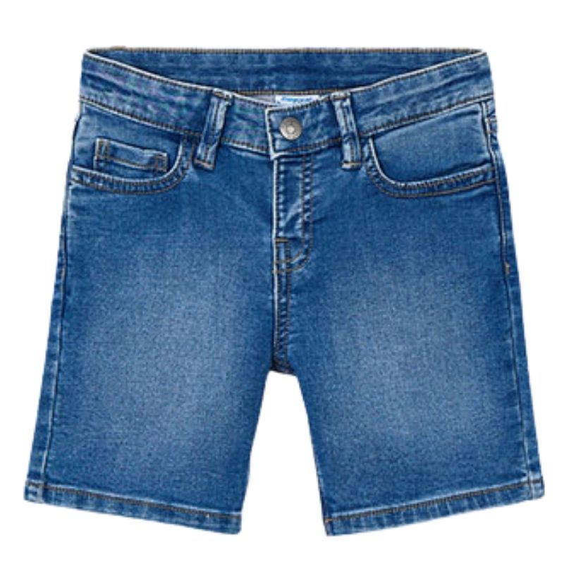 Blauwe 5b soft denim short 3205 - Capuchon Fashion