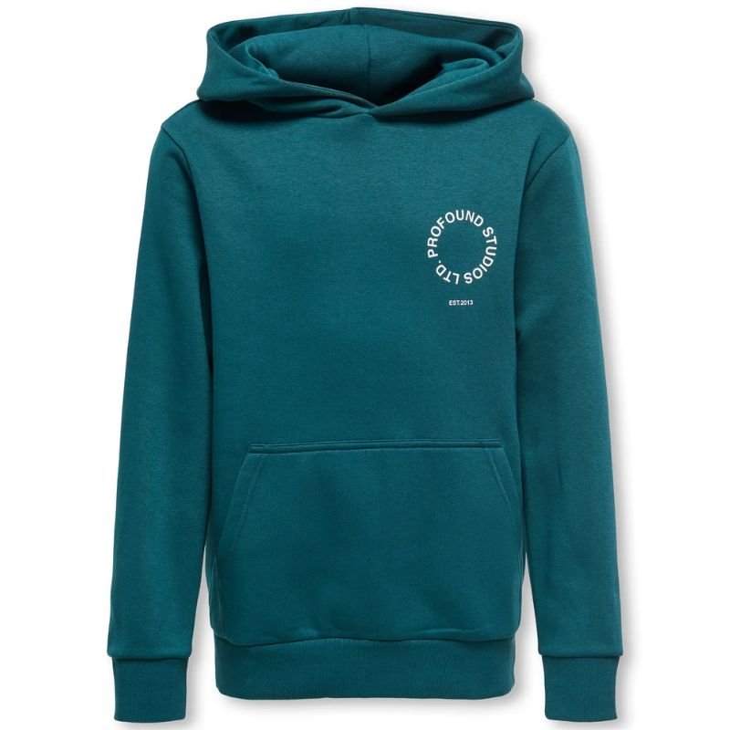 Blauwe backprint hoodie Connor - Capuchon Fashion