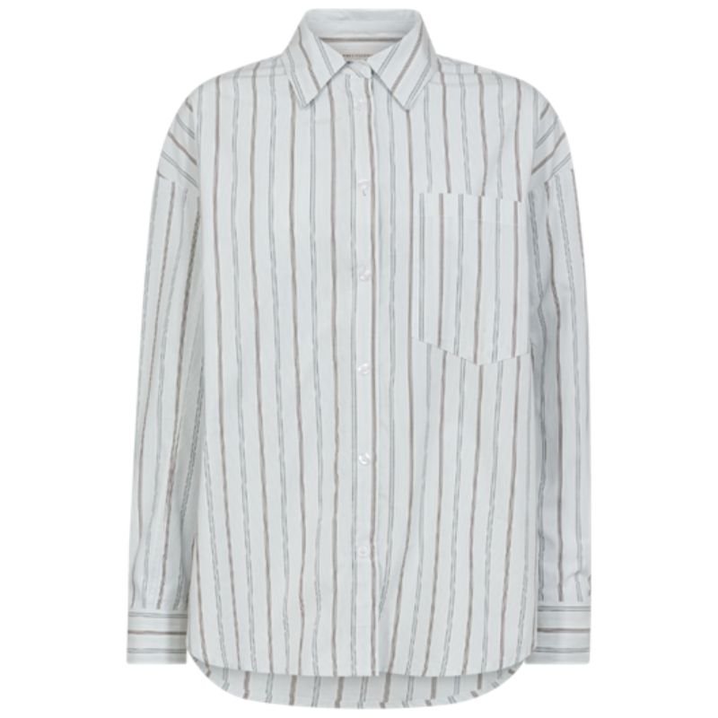 Blauwe blouse Erina - Capuchon Fashion