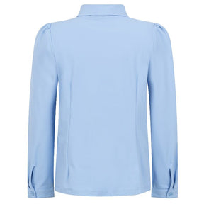 Blauwe blouse Kim - Capuchon Fashion