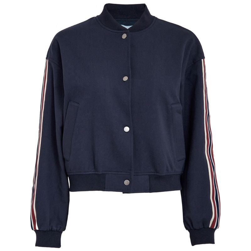 Blauwe bomber jacket Marabella - Capuchon Fashion