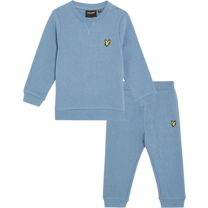 Blauwe Crew Neck sweatshirt & Jogger set - Capuchon Fashion