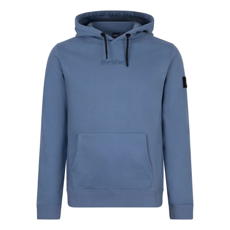 Blauwe hoodie Rellix Brushed - Capuchon Fashion