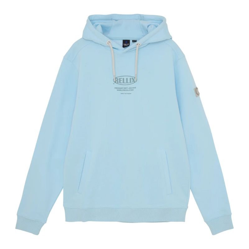 Blauwe hoodie Rellix Pocket - Capuchon Fashion