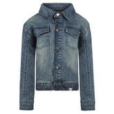 Blauwe jacket Jeans - Capuchon Fashion