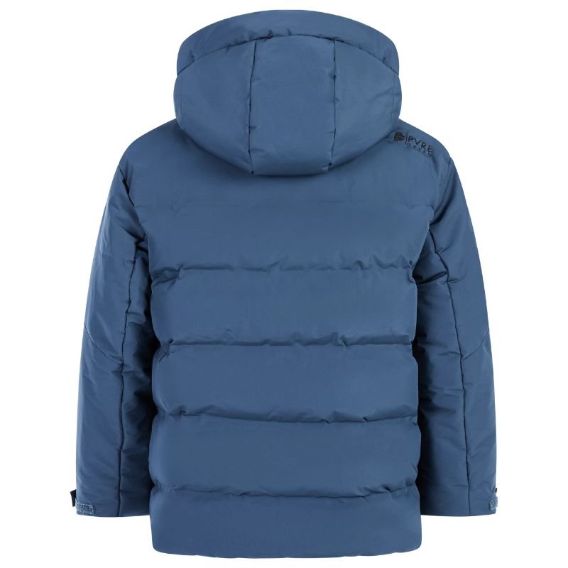 Blauwe puffer snowjacket Tumber - Capuchon Fashion