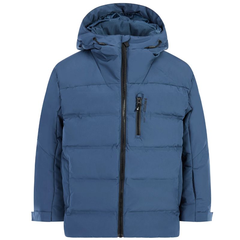 Blauwe puffer snowjacket Tumber - Capuchon Fashion
