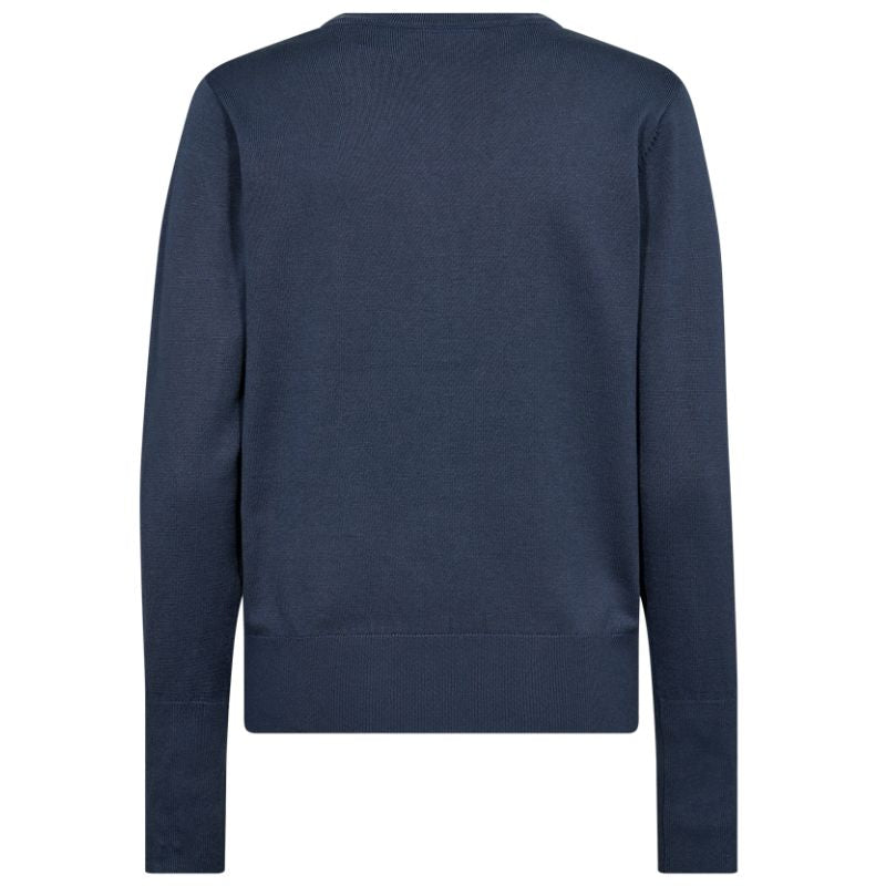 Blauwe pullover Katie - Capuchon Fashion