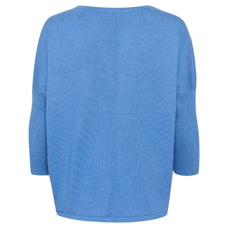 Blauwe pullover Mila - Capuchon Fashion
