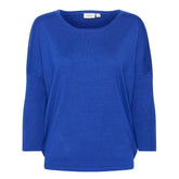 Blauwe pullover Mila - Capuchon Fashion