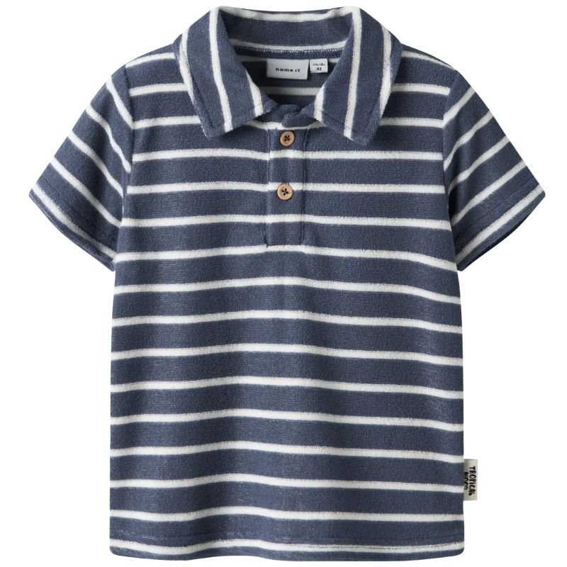 Blauwe regular fit knit polo Finti - Capuchon Fashion