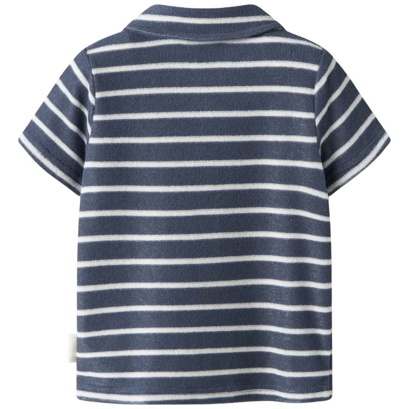 Blauwe regular fit knit polo Finti - Capuchon Fashion