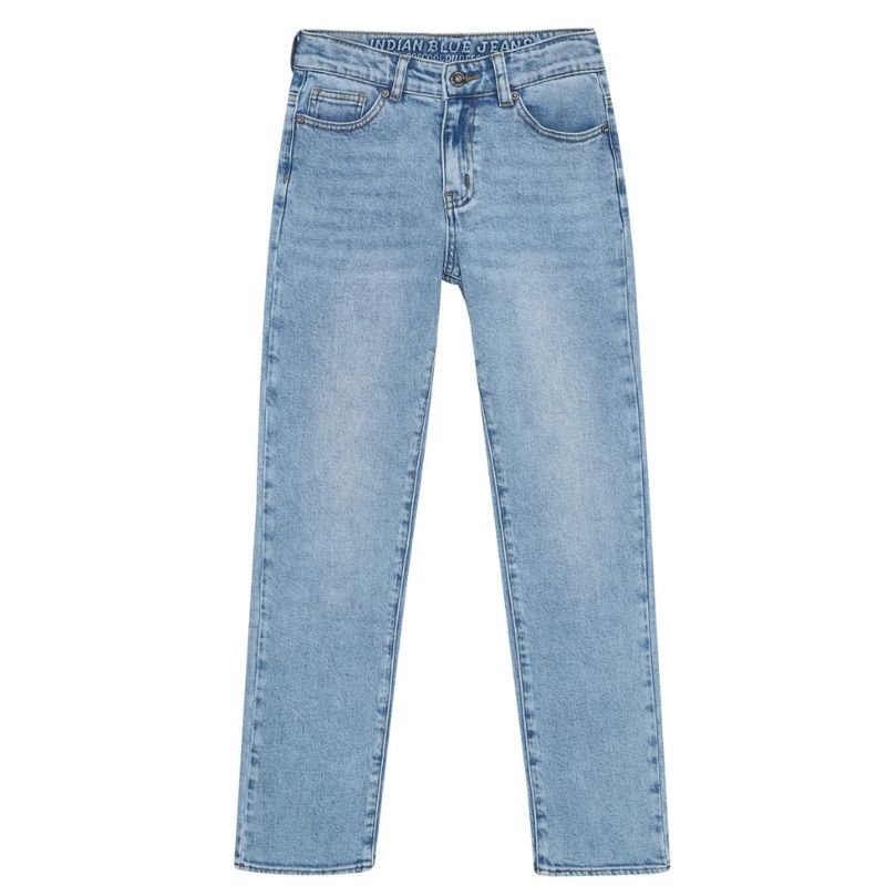 Blauwe Straight jeans - Capuchon Fashion