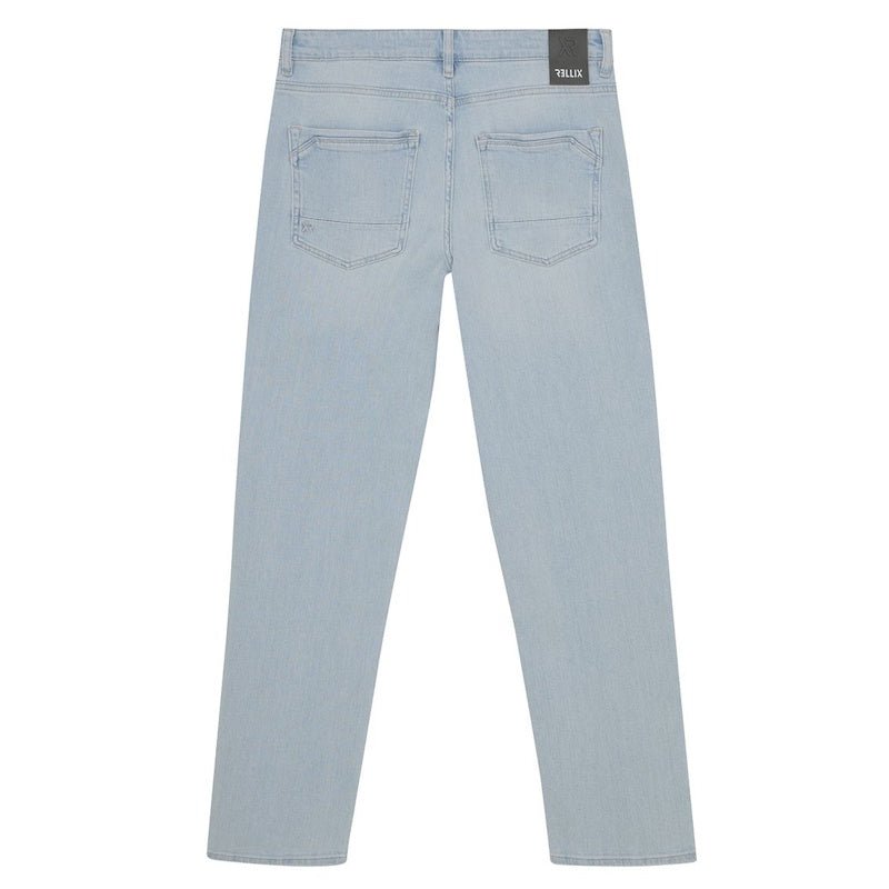 Blauwe straight wide fit jeans - Capuchon Fashion