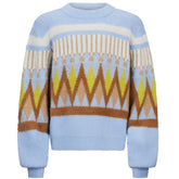 Blauwe sweater Freya - Capuchon Fashion