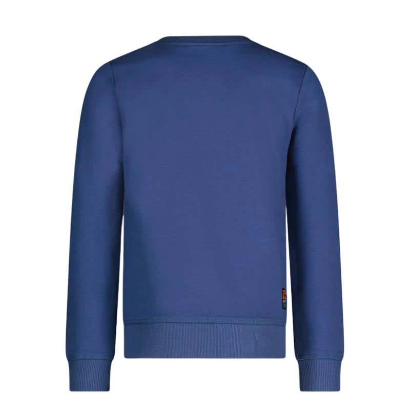 Blauwe sweater Sem - Capuchon Fashion