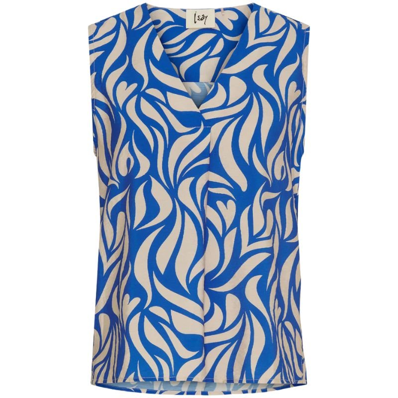 Blauwe top Harlee - Capuchon Fashion