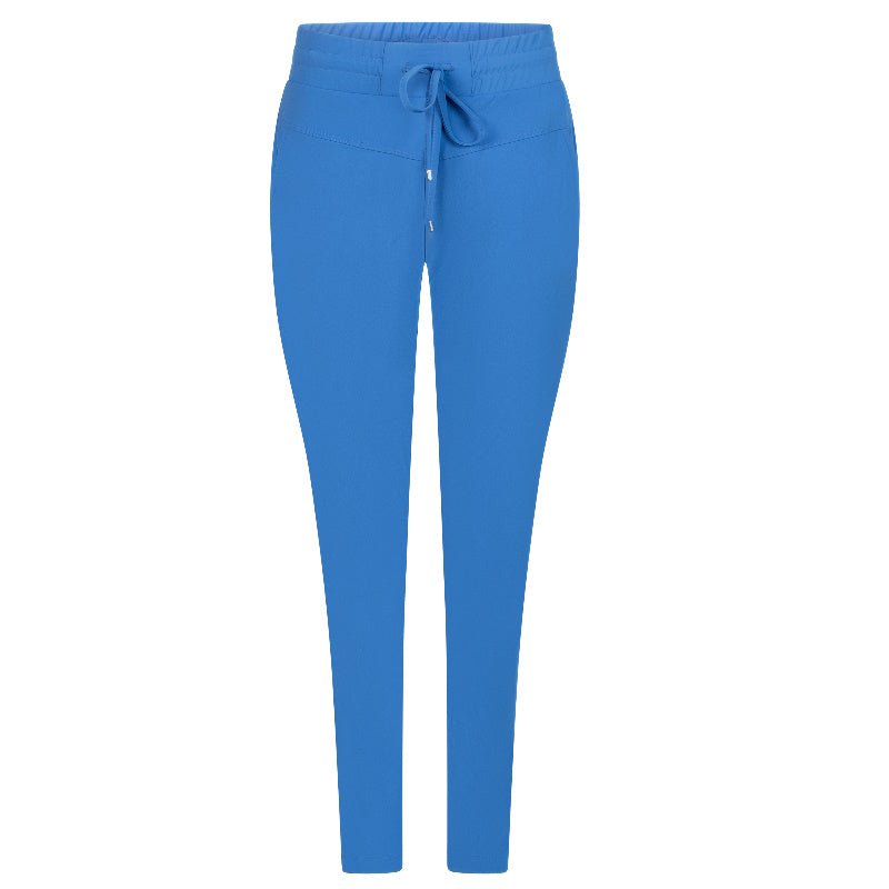 Blauwe travel broek Amber - Capuchon Fashion