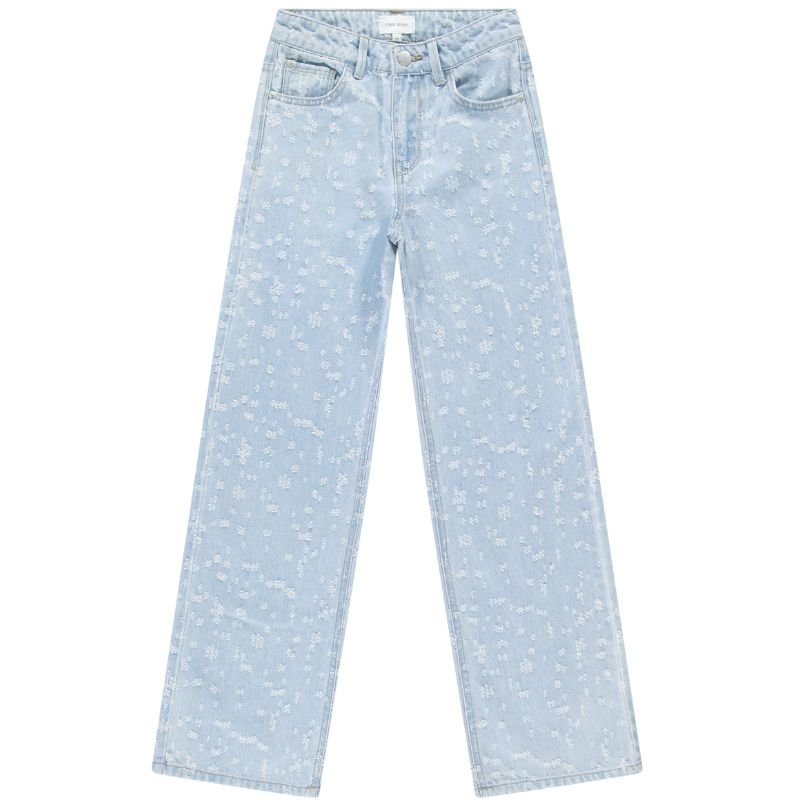 Bleached Used wide fit jeans Nawal - Capuchon Fashion