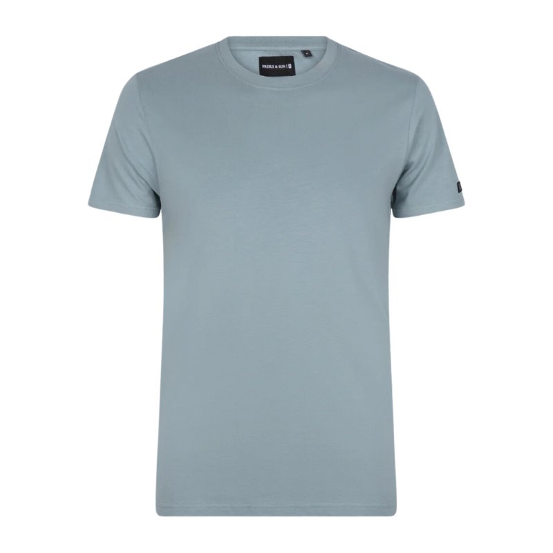 Blue Grey basic t-shirt Conner - Capuchon Fashion