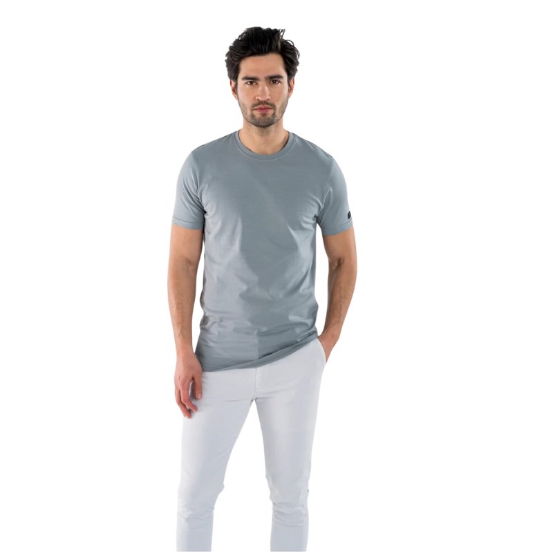 Blue Grey basic t-shirt Conner - Capuchon Fashion