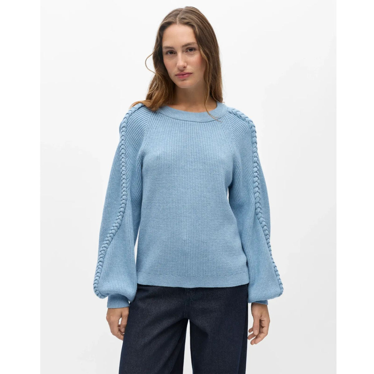 Blue Shadow regular knit pullover Hannah - Capuchon Fashion