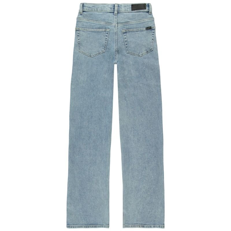 Blue Used glitter wide leg jeans Yara - Capuchon Fashion