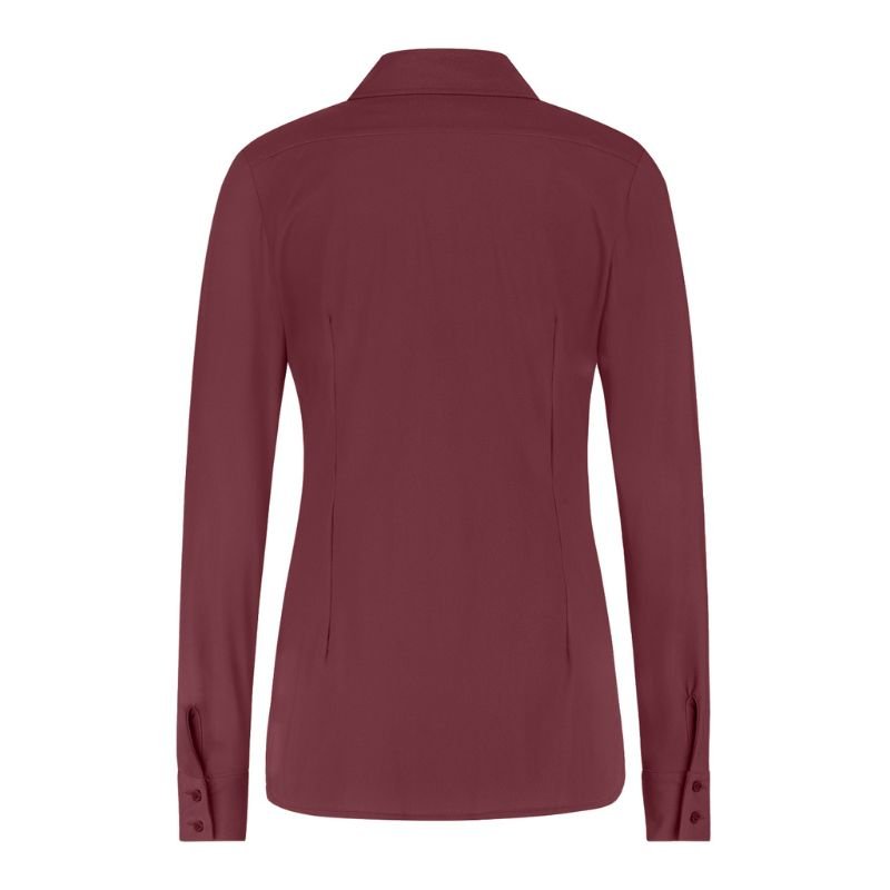 Bordeauxrode blouse Poppy gold - Capuchon Fashion