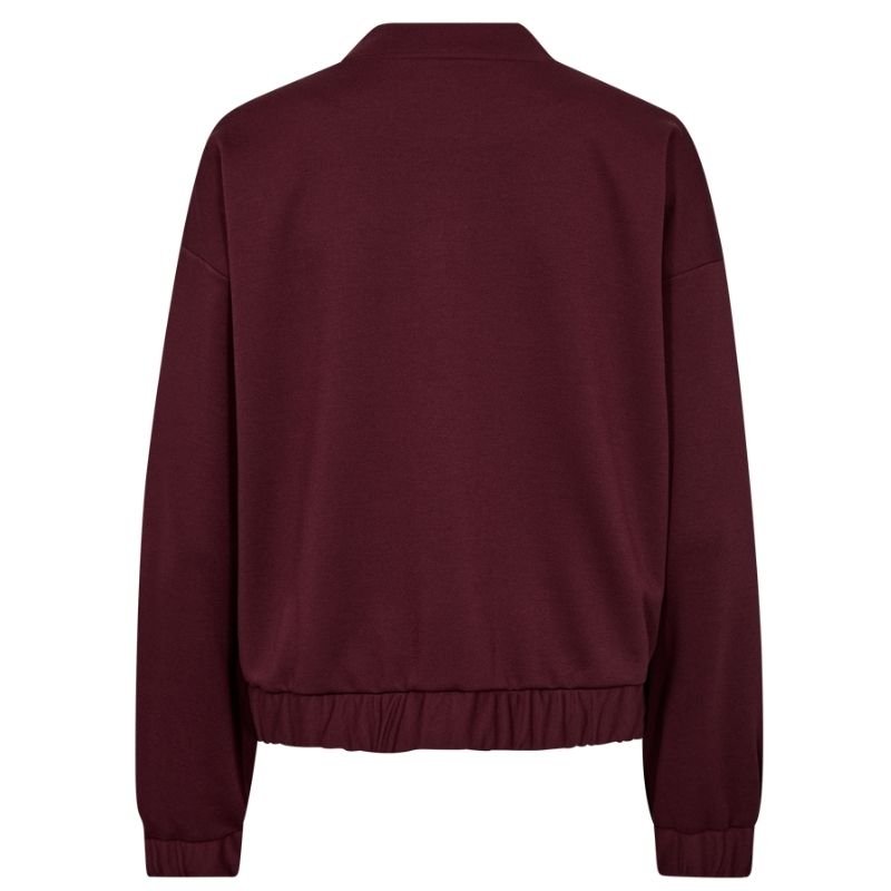 Bordeauxrode bomber jacket Naya - Capuchon Fashion