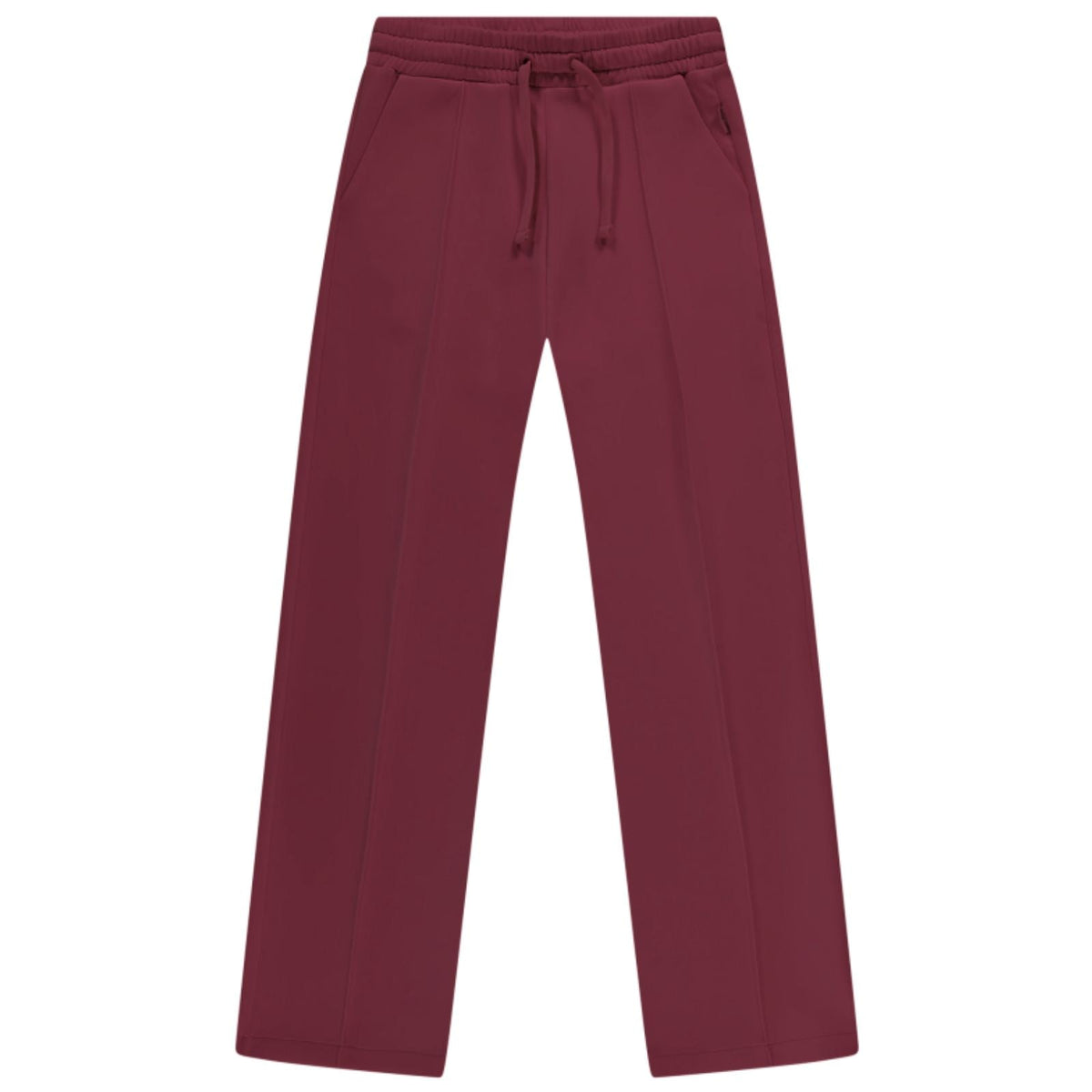 Bordeauxrode straight sweatpant Hannah - Capuchon Fashion