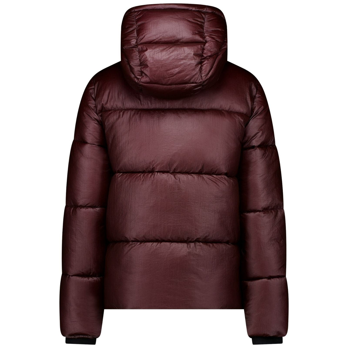 Bordeauxrode winter jacket Kyky - Capuchon Fashion