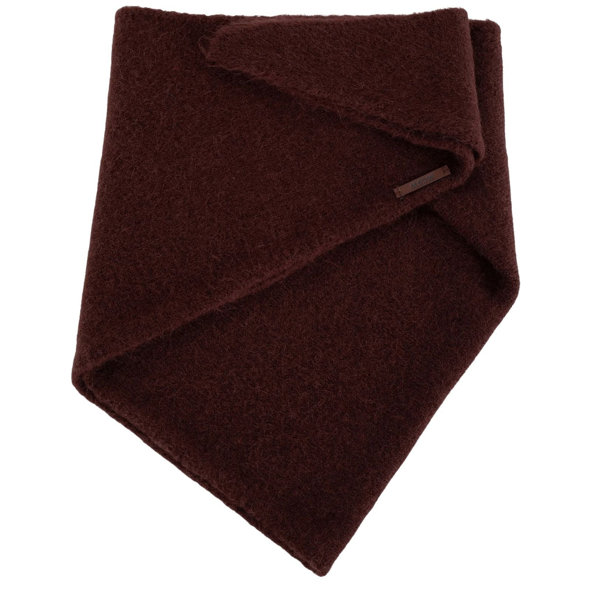 Bordeauxrood solid effen sjaaltje Bandana - Capuchon Fashion