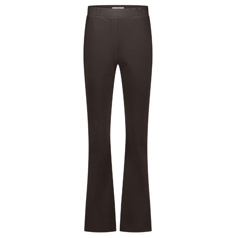 Espresso broek Flair bonded