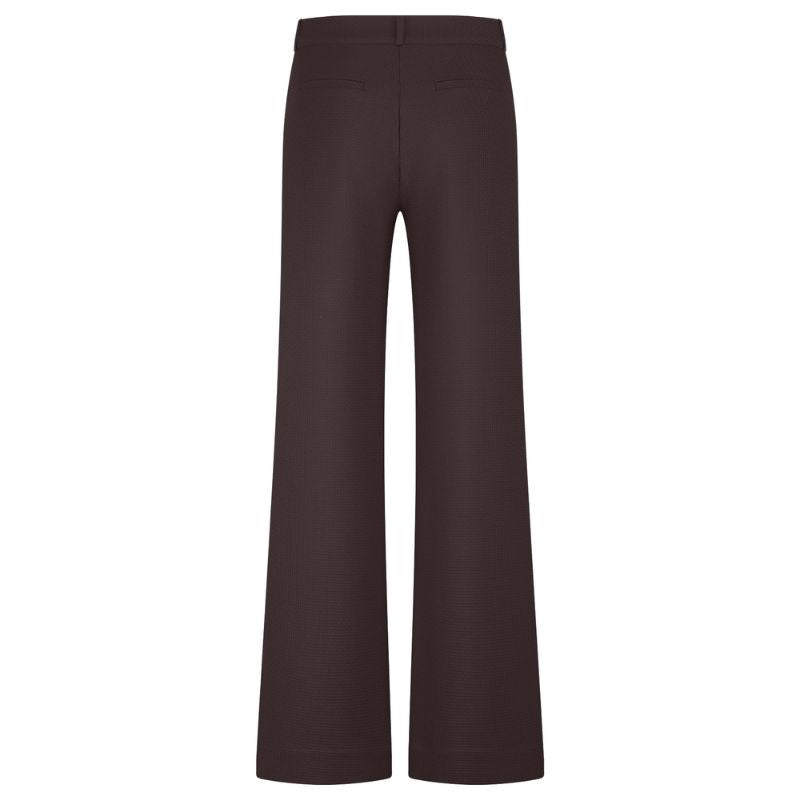 Espresso trousers Lexie waffle