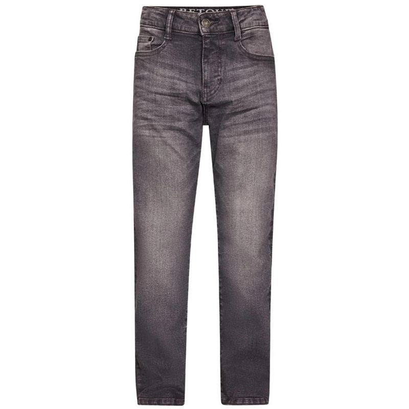 Brown Grey Denim oversized jeans Manuel - Capuchon Fashion