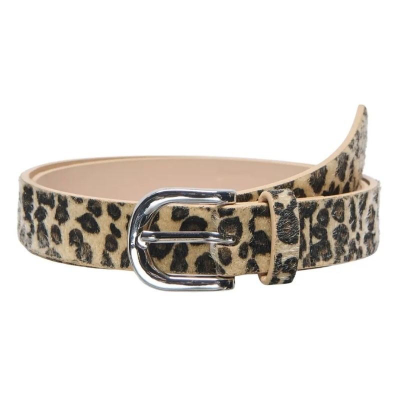 Bruin geprinte panter riem Alba - Capuchon Fashion