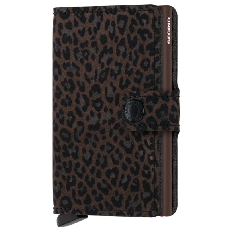 Bruine miniwallet Leo - Capuchon Fashion