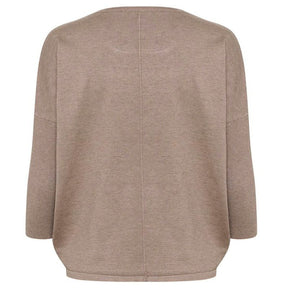 Bruine pullover Mila - Capuchon Fashion